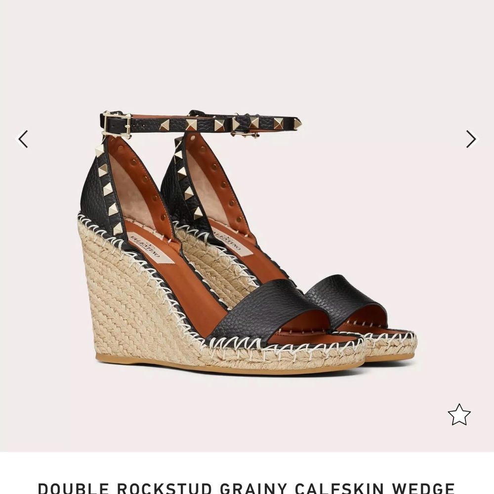 Authentic Valentino Espadrille wedges